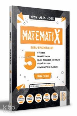2021 KPSS ALES DGS MatematiX Soru Fasikülleri 4 | Olcay Küçükçelik | B