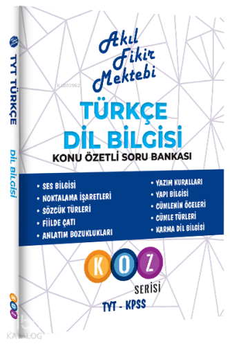 2021 Türkçe Dil Bilgisi Konu Özetli Soru Bankası | Kolektif | Akıl Fik