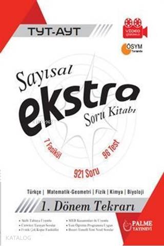 2021 TYT-AYT Sayısal Ekstra Soru Kitabı; 1. Dönem Tekrarı