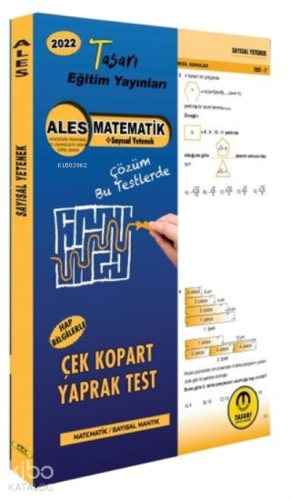2022 ALES Matematik Çek Kopar Yaprak Test