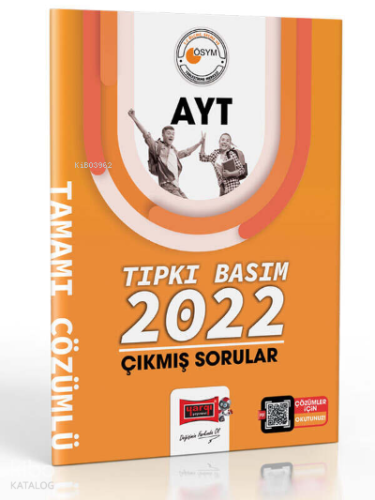 2022 AYT Tıpkı Basım 2022 Çıkmış Sorular