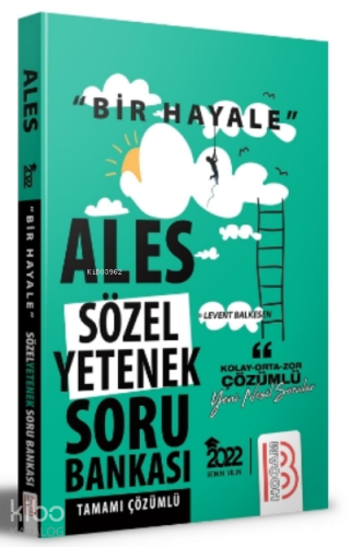 2022 Bir Hayale Serisi Ales Sözel Yetenek Tamamı Çözümlü Soru Bankası