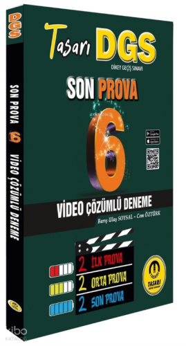 2022 DGS Son Prova 6 Çözümlü Deneme Tasarı Eğitim Yayınları