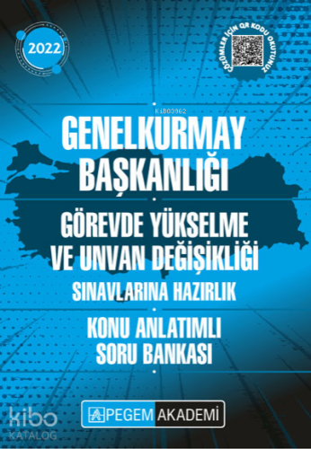 2022 Genelkurmay Başkanlığı Görevde Yükselme Konu Anlatımlı Soru Banka