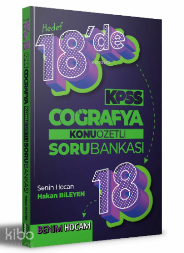 2022 KPSS Coğrafya 18'de 18 Konu Özetli Soru Bankası