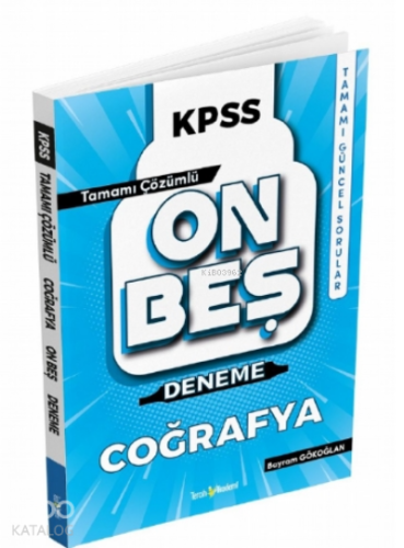 2022 KPSS Coğrafya Tamamı Çözümlü 15 Deneme