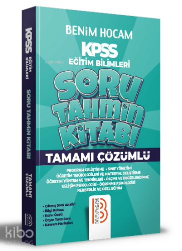 2022 KPSS Eğitim Bilimleri Tamamı Çözümlü Soru Tahmin Kitabı
