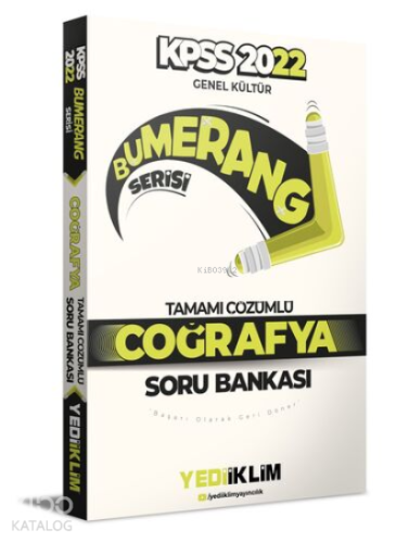 2022 KPSS Genel Kültür Bumerang Coğrafya Tamamı Çözümlü Soru Bankası