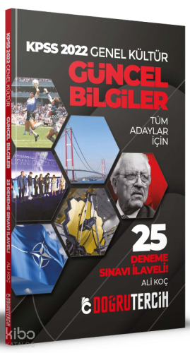 2022 KPSS Genel Kültür Güncel Bilgiler 25 Deneme Sınavı İlaveli