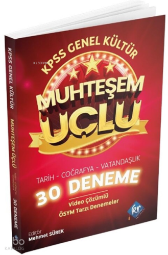 2022 KPSS Genel Kültür Muhteşem Üçlü 30 Deneme (Mehmet Sürek) | Kolekt