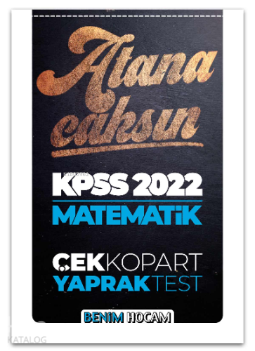 2022 KPSS Matematik  Çek Kopart Yaprak Test