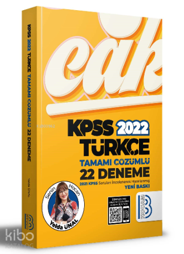 2022 KPSS Türkçe Tamamı Çözümlü 22 Deneme | Yelda Ünal | Benim Hocam Y