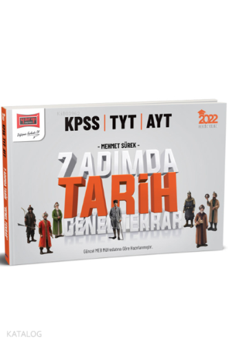 2022 KPSS TYT AYT 7 Adımda Tarih Deneme Tekrar
