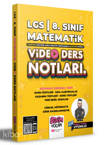2022 LGS 8.Sınıf Matematik Video Ders Notları (Konu Anlatımı) Benim Hocam Yayınları