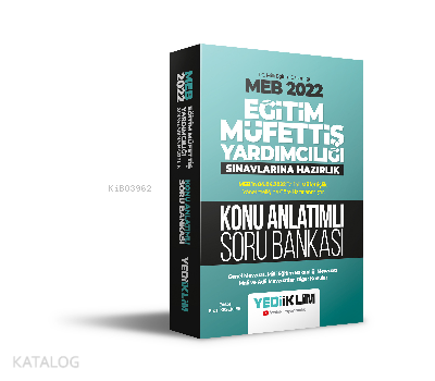 2022 MEB Eğitim Müfettiş Yardımcılığı Sınavlarına Hazırlık Konu Anlatımlı Soru Bankası