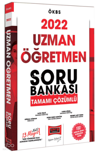 2022 ÖKBS Uzman Öğretmen Tamamı Çözümlü Soru Bankası