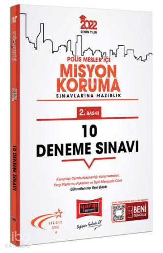 2022 Polis Meslek İçi Misyon Koruma Sınavlarına Hazırlık 10 Deneme Sınavı
