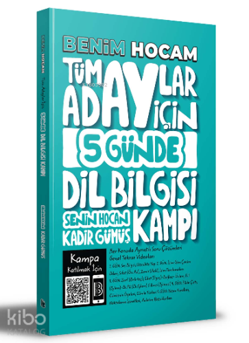 2022 Tüm Adaylar İçin 5 Günde Dil Bilgisi Kampı