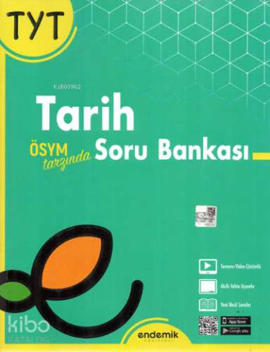2022 TYT Tarih Soru Bankası | Kolektif | Endemik Yayınları (Hazırlık)