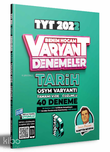2022 TYT Tarih Tamamı Video Çözümlü 40 Deneme Sınavı