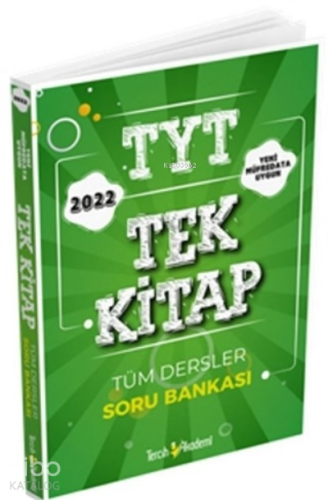 2022 TYT Tek Kitap Tüm Dersler Soru Bankası