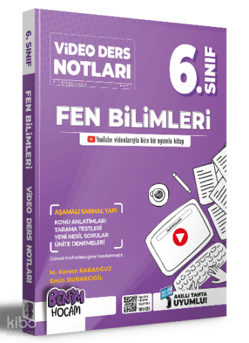 2023 6.sınıf Fen Bilimleri Video Ders Notları (Konu Anlatımı)