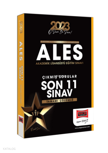 2023 ALES Tamamı Çözümlü Çıkmış Sınav Soruları Son 11 Sınav