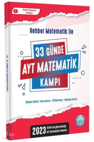 2023-AYT-33-Gunde-AYT-Matematik-Kamp-Kitabi | Kolektif | Rehber Matema