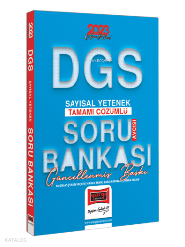 2023 DGS Soru Avcısı Tamamı Çözümlü Sayısal Yetenek Soru Bankası