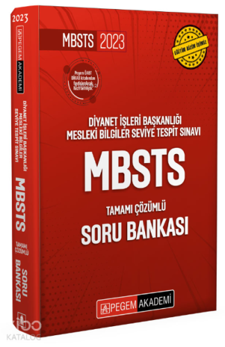 2023 Diyanet İşleri Başkanlığı Mesleki Bilgiler Seviye Tespit Sınavı Tamamı Çözümlü Soru Bankası