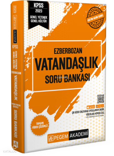 2023 Ezberbozan KPSS Genel Yetenek Genel Kültür Vatandaşlık Soru Bankası