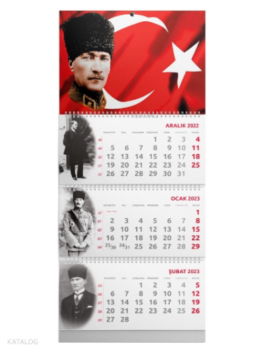 2023 Gemici Duvar Takvimi- Kalpaklı