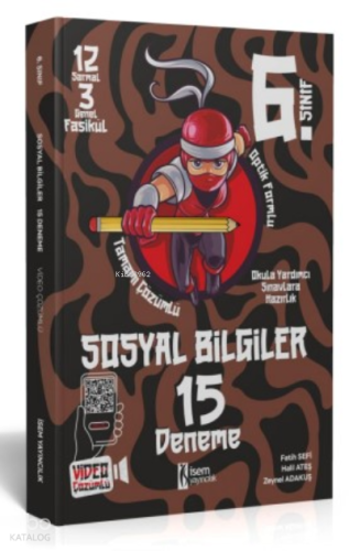 2023 İSEM 6. Sınıf Sosyal Bilgiler 15 Deneme