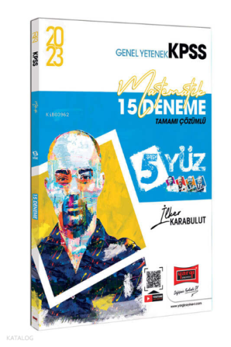 2023 KPSS 5Yüz Matematik Tamamı Çözümlü 15 Deneme