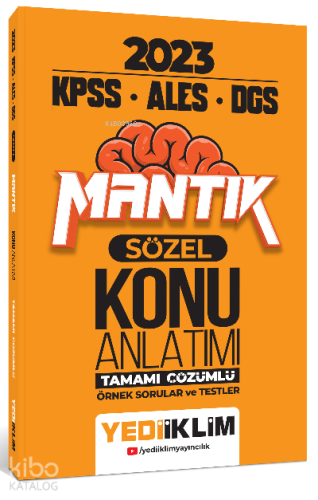 2023 KPSS-ALES-DGS Sözel Mantık Konu Anlatım