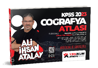 2023 KPSS Atölye Serisi Haritalar ve Grafiklerle Coğrafya Atlası