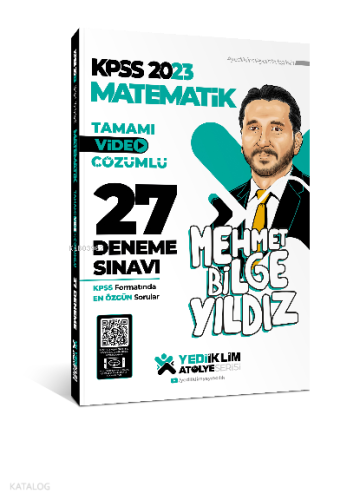 2023 KPSS Atölye Serisi Matematik Tamamı Video Çözümlü 27 Deneme Sınavı