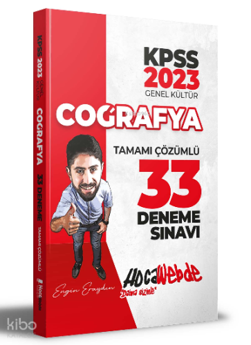 2023 KPSS Coğrafya Tamamı Çözümlü 33 Deneme Sınavı