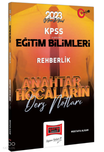 2023 KPSS Eğitim Bilimleri Anahtar Hocaların Rehberlik ve Özel Eğitim Ders Notları