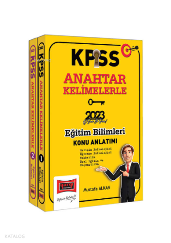 2023 KPSS Eğitim Bilimleri Anahtar Kelimelerle Konu Anlatımı (2 Cilt)