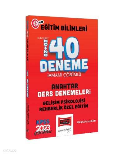 2023 KPSS Eğitim Bilimleri Gelişim Psikolojisi ve Rehberlik ;; Özel Eğitim Anahtar Ders Denemeleri Tamamı Çözümlü 20+20 40 Deneme Sınavı