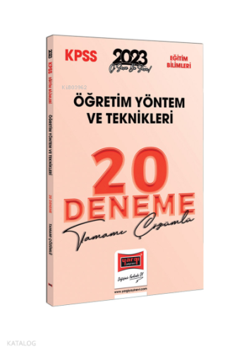 2023 KPSS Eğitim Bilimleri Öğretim Yöntem ve Teknikleri (ÖYT) Tamamı Ç
