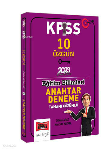 2023 KPSS Eğitim Bilimleri Tamamı Çözümlü Anahtar 10 Özgün Deneme