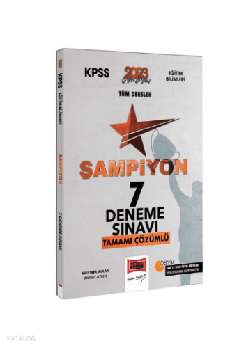 2023 KPSS Eğitim Bilimleri Tüm Dersler Tamamı Çözümlü Şampiyon 7 Deneme