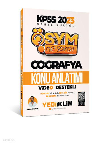 2023 KPSS Genel Kültür Ösym Ne Sorar Coğrafya Video Destekli Konu Anlatımı