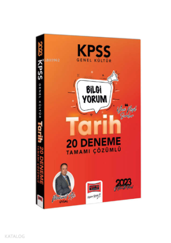 2023 KPSS Genel Kültür Tarih Bilgi Yorum Tamamı Çözümlü 20 Deneme