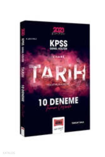 2023 KPSS Genel Kültür Tarih Tamamı Çözümlü 10 Deneme