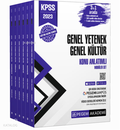 2023 KPSS Genel Yetenek Genel Kültür Konu Anlatımlı Modüler Set | Kole