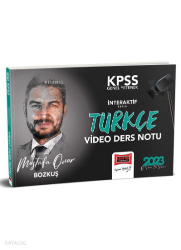2023 KPSS Genel Yetenek İnteraktif Serisi Türkçe Video Ders Notları