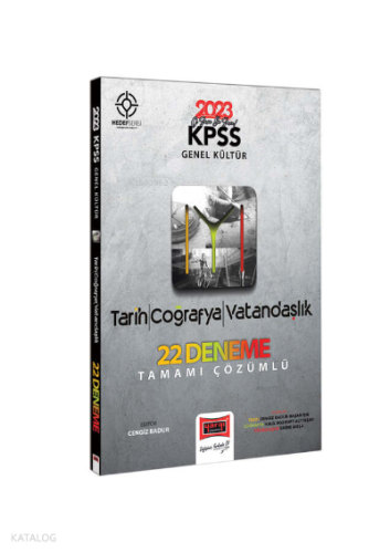 2023 KPSS Hedef Serisi IYI Genel Kültür (Tarih-Coğrafya-Vatandaşlık) Tamamı Çözümlü 22 Deneme Sınavı